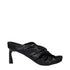 Stella McCartney Black Leather Stiletto Heels Sandals